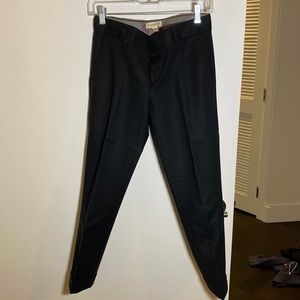 Banana republic black cropped pants size 0